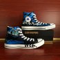 Unique Converse Sneakers Cheshire Cat Men Women Birthday Gifts Custom Hand Painted Canvas Shoes