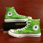 Converse Black Pokemon Slowpoke Hand Painted Shoes Anime Cosplay Canvas Sneakers Chuck Taylor