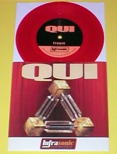 QUI today gestation 7" Record RED Vinyl Jesus Lizard