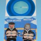 KEVIN SECONDS / MIKE HALE splt 7" Record BLUE Vinyl gunmoll in the red 7 seconds