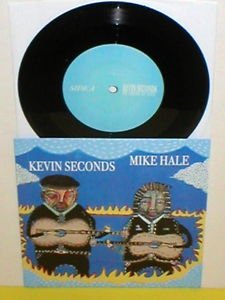 KEVIN SECONDS / MIKE HALE splt 7" Record Blk Vinyl gunmoll in the red 7 seconds