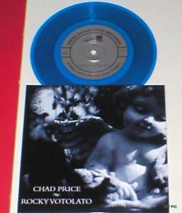 CHAD PRICE / ROCKY VOTOLATO split BLUE Vinyl 7" Record waxwing drag the river