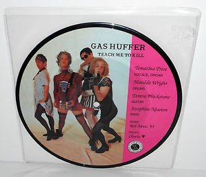 RED AUNTS / GAS HUFFER cover each others songs Split 7" Record PIC DISC Vinyl