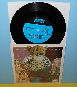 The THERMALS / The CRIBS split 7" Vinyl Record , kill rock stars records