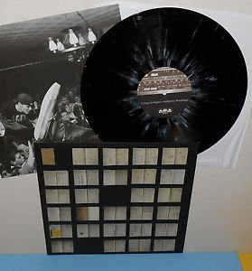 CRIME IN STEREO selective wreckage Lp BLK w/WHITE Splatter Vinyl Record w/Lyrics