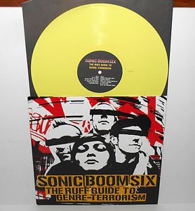SONIC BOOM SIX ruff guide Lp YELLOW VINYL Record w/ Coolie Ranx pilfers toasters