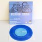 KEVIN SECONDS / MIKE HALE 7" Record BLUE Vinyl gunmoll in the red 7 seconds