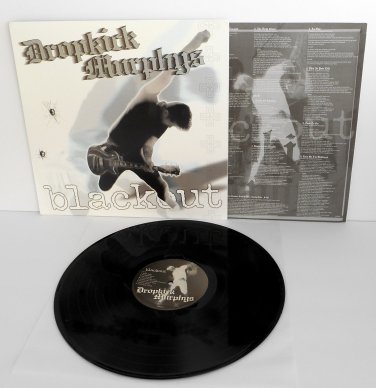 DROPKICK MURPHYS blackout LP Vinyl Record with lyrics insert