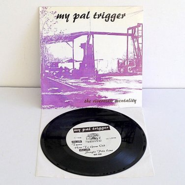 MY PAL TRIGGER the riverview mentality Ep 7" Vinyl Record , 90's pop punk