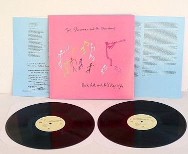 JOE STRUMMER rock art DBL Lp Record Vinyl Lp w/ ETCHED PIC ON SIDE D , the clash