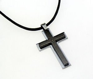 NEW Men's FASHION GIFT Cross Pendant alloy necklace-Q