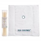 Original Bamboo Ear Candling Kit （6 Candles and towel）， 100% Organic Bamboo Beeswax Column