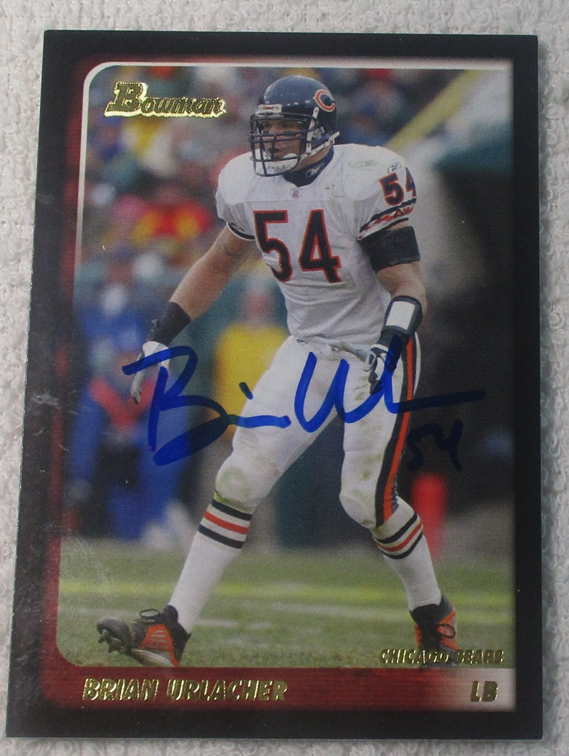 Brian Urlacher Autographed Card Bears No COA