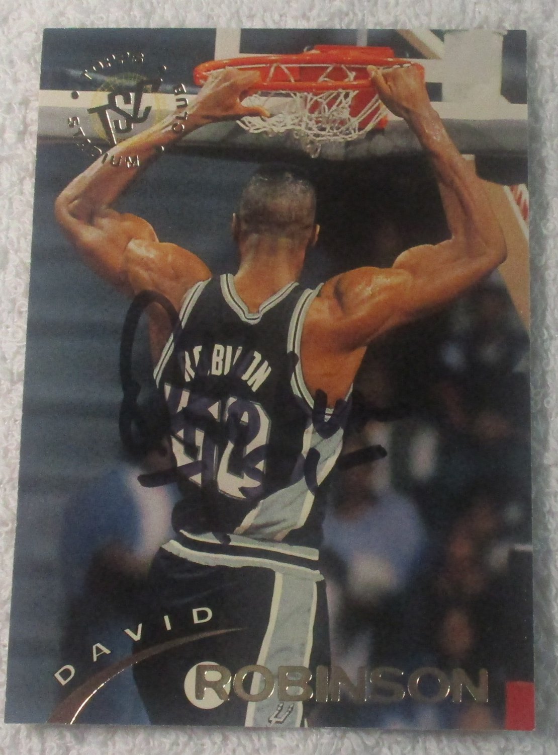 David Robinson Autographed Card Spurs No COA