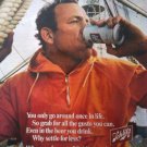 Schlitz Beer Vintage Life magazine ad. Sailor drinking beer