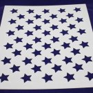 50 Star Stencil 14 mil Mylar-17.6"H x 22"W- Painting/Crafts/Stencil/Template