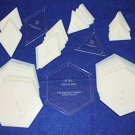 Mylar 4" Hexagon (Side to Side Measurement) & 4" 60 Degree Diamond & 2" Equilate