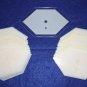 Mylar 2" Sides- 90° Flattened Hexagons 51 Pces - Quilting / Sewing Templates -