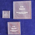 Quilt Templates- 3 Piece Square Set 1", 2", 3" - Clear Acrylic 1/8"