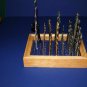 Laser Cut Drill Bit Storage Acrylic Template - Imperial Sizes 1/8"