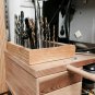 Laser Cut Drill Bit Storage Acrylic Template - Imperial Sizes 1/8"