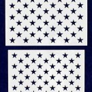 2 Pc- 4.5" x 6.35" -4.25" x 5.95"- 50 Star Fields. G-spec-Stencils 2 Pc- 4.5" x 6.35" -4.25" x 5.95"- 50 Star Fields. G-spec-Stencils