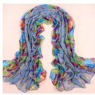 Women Print Cotton fold Scarf Wrap