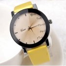 Hour Leisure Clock Letters Number Print Watches