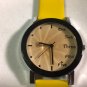 Hour Leisure Clock Letters Number Print Watches