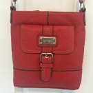 Authentic NINE WEST Logo Purse Shoulder Cross Body Hand Bag RED Rocky NWT
