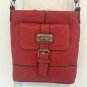 Authentic NINE WEST Logo Purse Shoulder Cross Body Hand Bag RED Rocky NWT