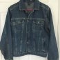 Vintage Unisex OSHKOSH Button Front Denim Blue Jean Jacket size 14-16