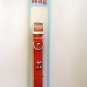 Authentic Simply Wag leather Collar Red with Silver Bones Puppy Dog Small 9.5"