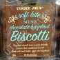 FREE SHIP 8oz Trader Joe's Soft Bite Mini Biscotti Cookies  Chocolate Hazelnut