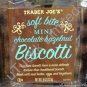 FREE SHIP 8oz Trader Joe's Soft Bite Mini Biscotti Cookies  Chocolate Hazelnut