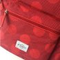 NWT! $98 FOSSIL ELLA BACKPACK SCHOOL LAPTOP BOOK BAG *RED* DOTS ZB6839600