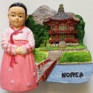 Korean Girl KOREA High Quality Resin 3D fridge magnet