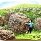 Plain of Jars LAOS High Quality Resin 3D fridge magnet
