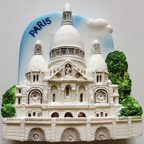 Sacre Coeur Church Paris High Quality Resin 3D fridge magnet