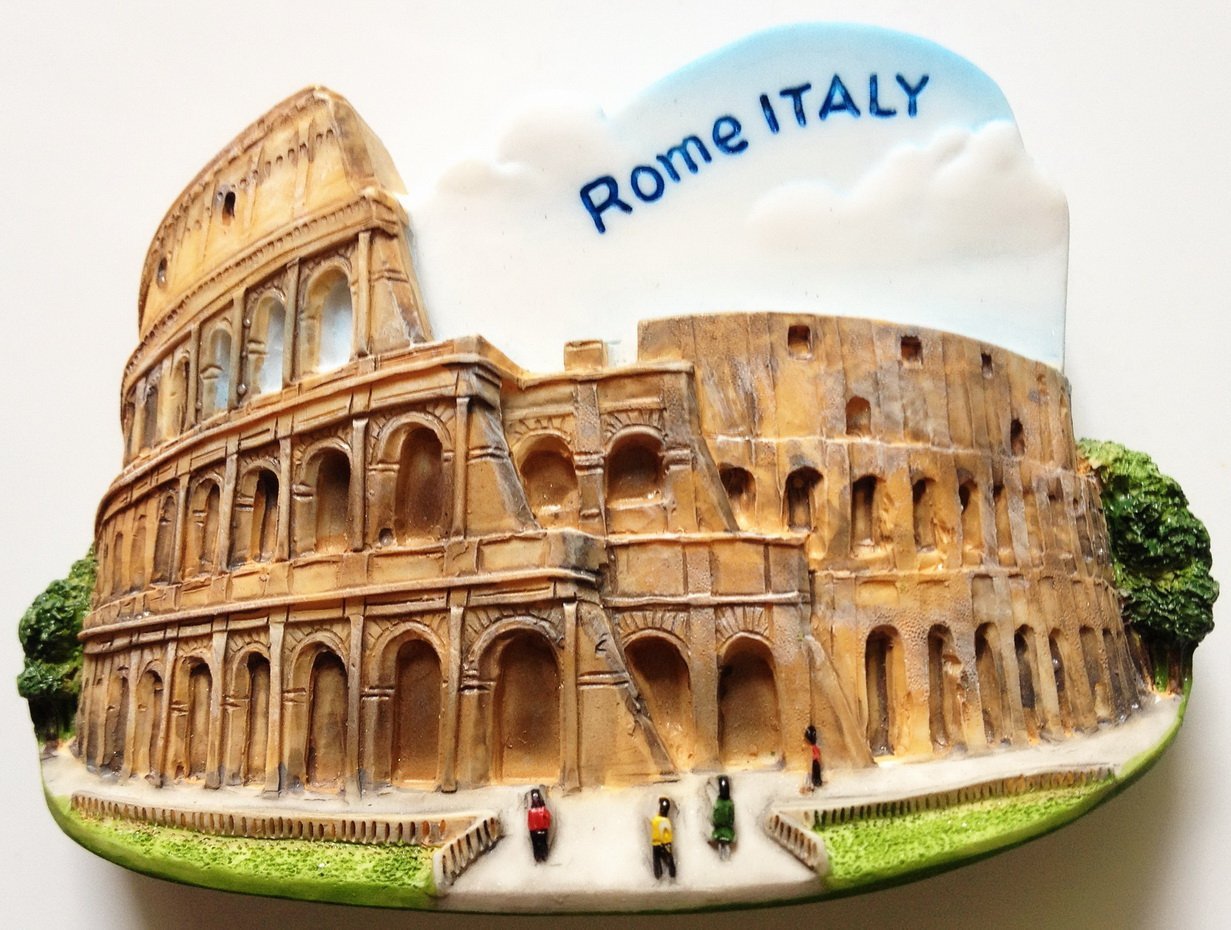 Colosseum ROME Italy High Quality Resin 3D fridge magnet