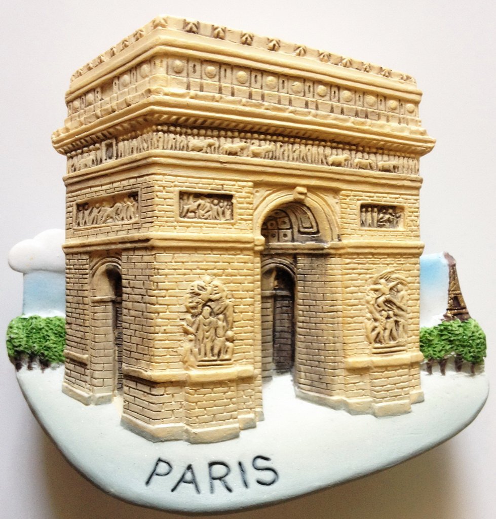Arc de Triomphe PARIS High Quality Resin 3D fridge magnet