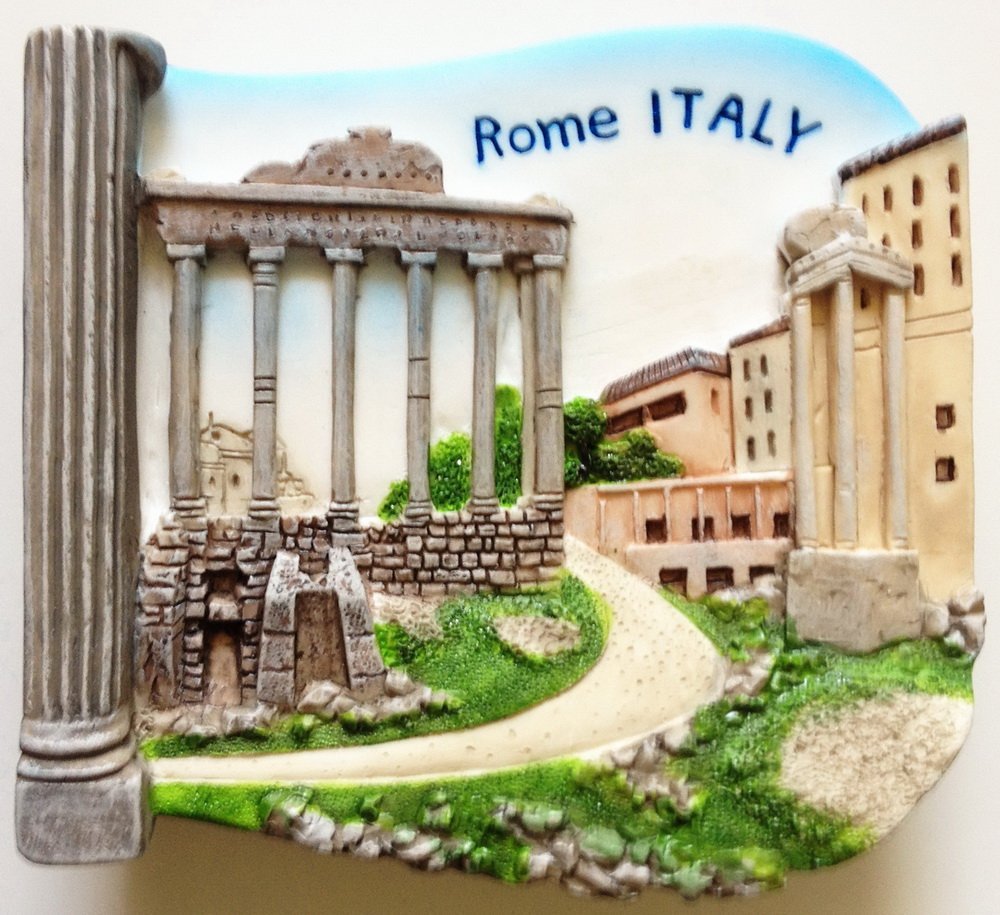 Roman Forum ROME Italy High Quality Resin 3D fridge magnet