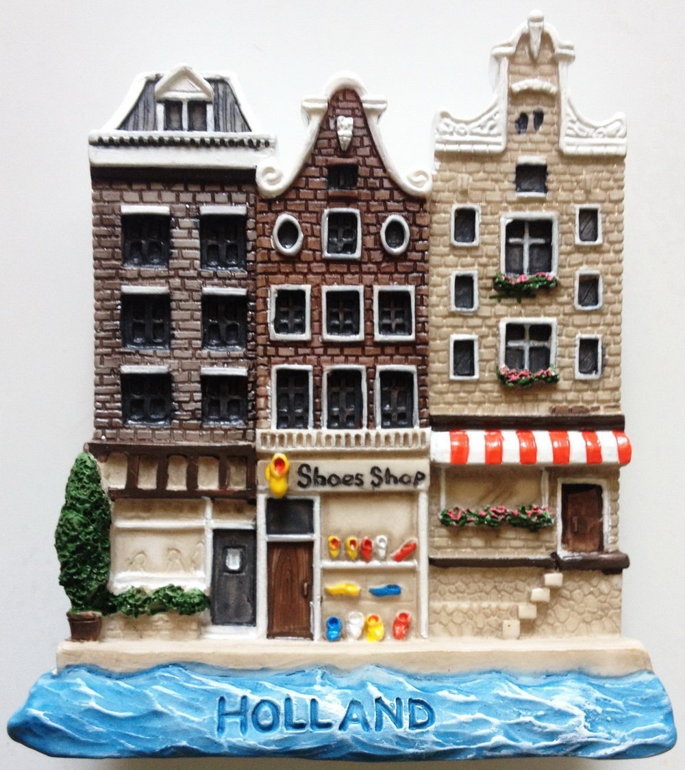Holland Houses HOLLAND High Quality Resin 3D fridge magnet