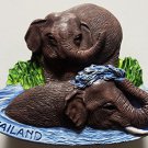 Thai Elephant in canal Thailand High Quality Resin 3D fridge magnet