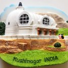 The Parinirvana Temple Kushinagar India High Quality Resin 3D fridge magnet