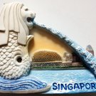 The Merlion Lion Fish Statue SINGAPORE High Quality Resin 3D fridge magnet