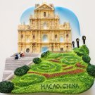 Macao Ruins of St.Paul Church China High Quality Resin 3D fridge magnet