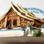 Wat Xieng Thong Luang Prabang LAOS High Quality Resin 3D fridge magnet