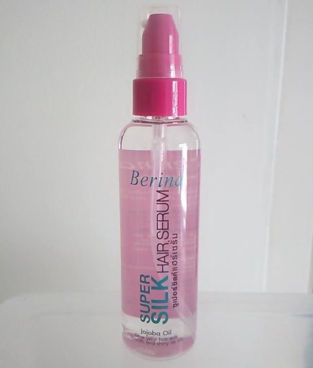Berina Super Silk Hair Serum soft smooth shiny hair jojoba oil 100ml.