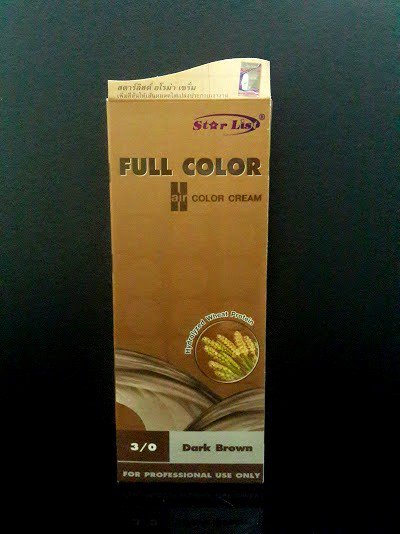 STAR LIST FULL COLOR HAIR COLOR CREAM 3/0 (DARK BROWN)